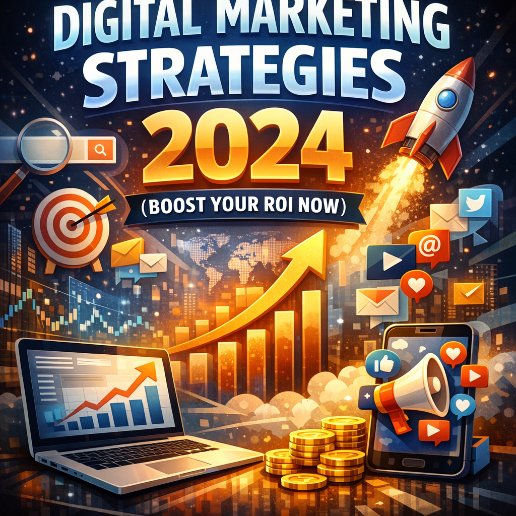 Illustration of Digital Marketing Strategies 2024 (Boost Your ROI Now)