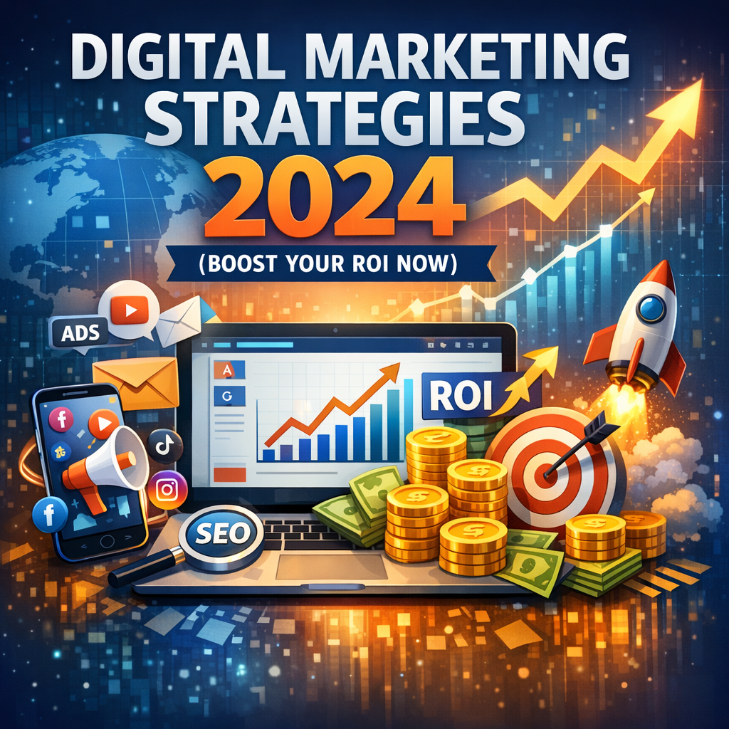 Illustration of Digital Marketing Strategies 2024 (Boost Your ROI Now)