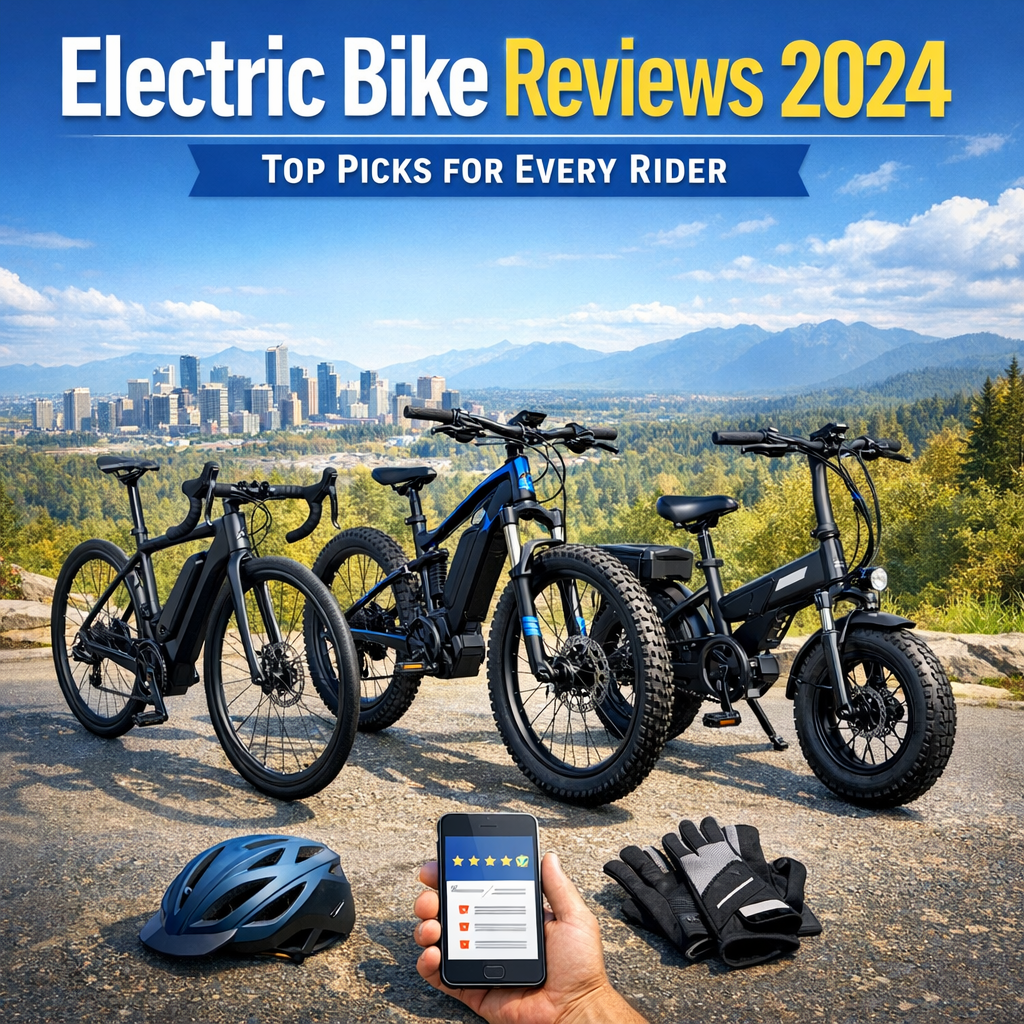 Illustration of Electric Bike Reviews 2024: Top Picks for Every Rider