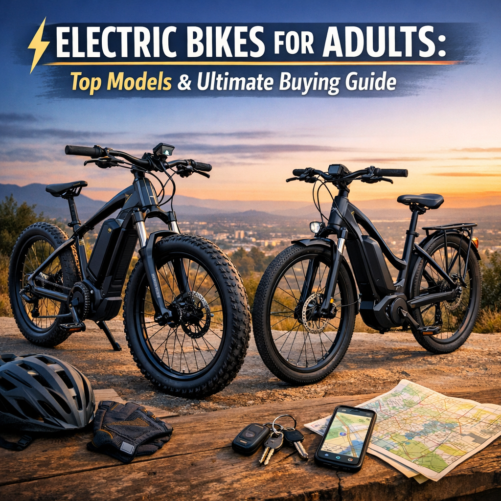 Illustration of Electric Bikes for Adults: Top Models & Ultimate Buying Guide