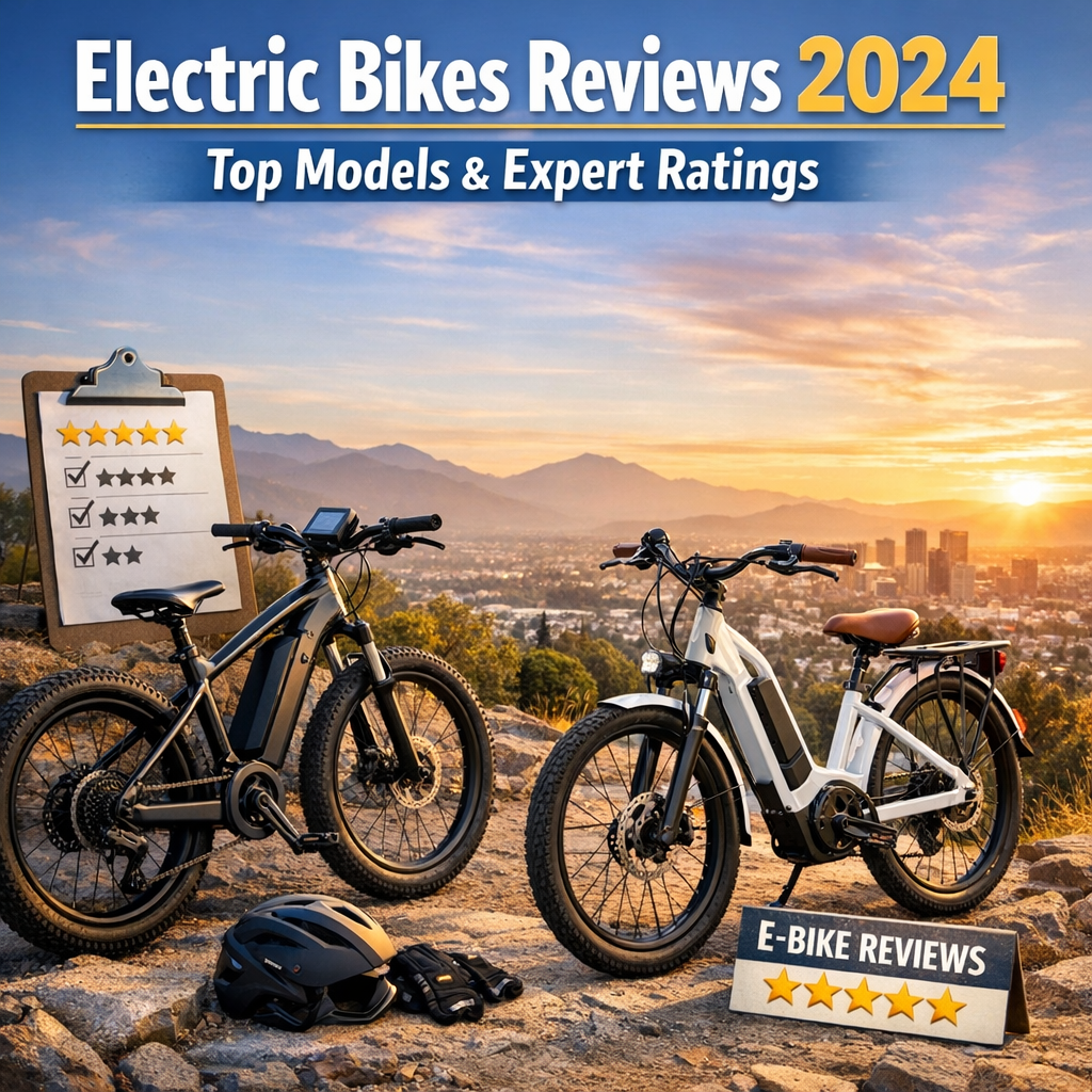 Illustration of Electric Bikes Reviews 2024: Top Models & Expert Ratings