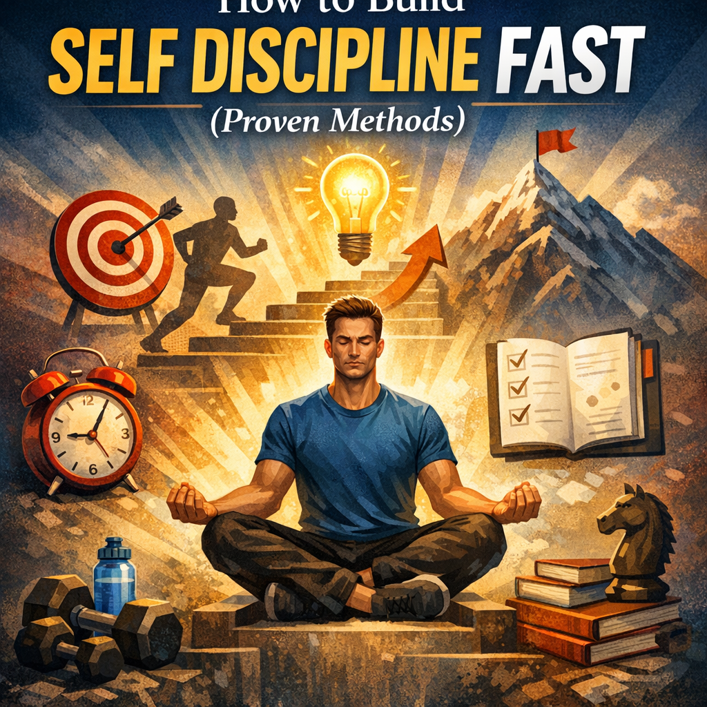 Illustration of SEO Optimized Title: How to Build Self Discipline Fast (Proven Methods)