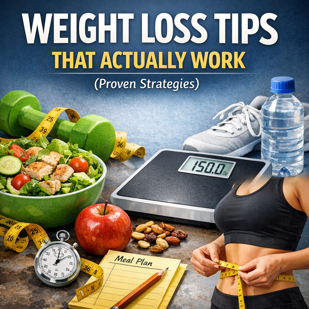 Illustration of Weight Loss Tips That Actually Work (Proven Strategies)